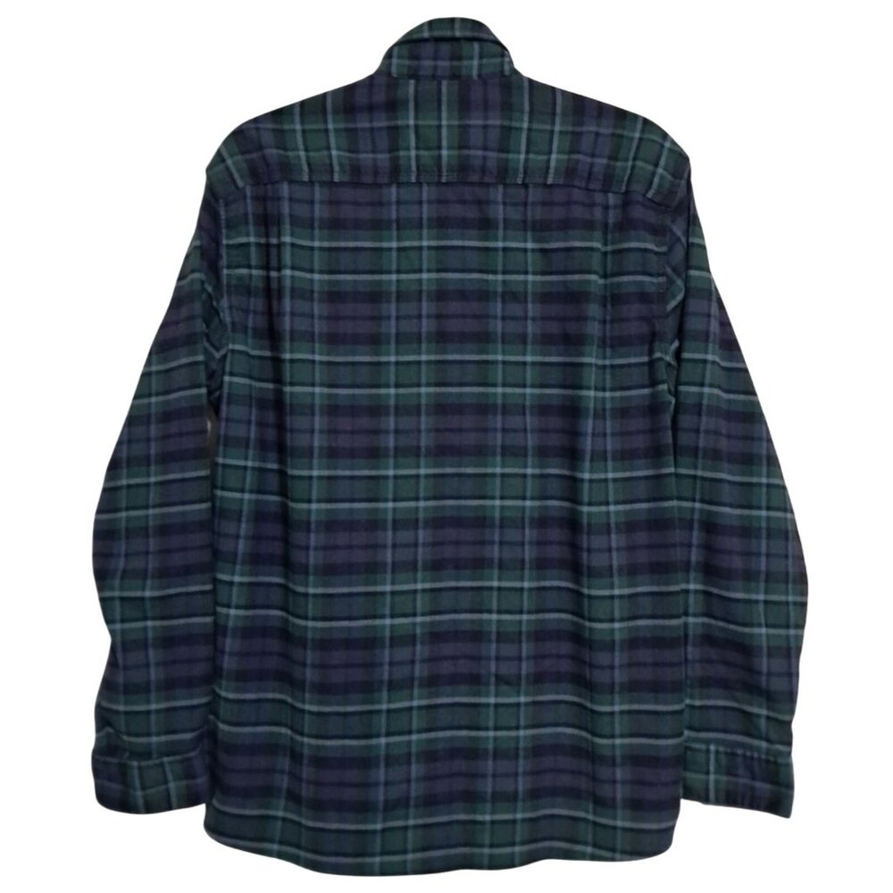 L.L.Bean Plaid Flannel Sirt Mens M Traditional Fit Lightweight Gorpcore Outdoors - Picture 2 of 15